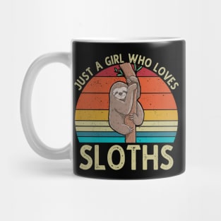 Just A Girl Who Loves Sloths Mug